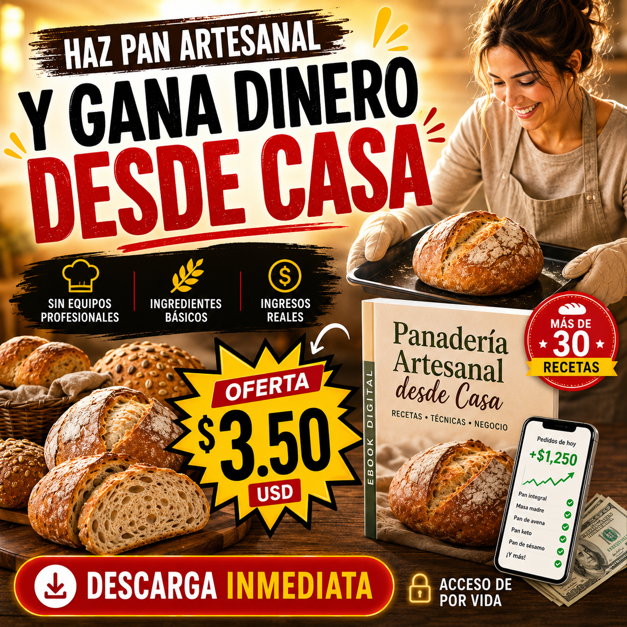 PANADERIA ARTESANAL EN CASA